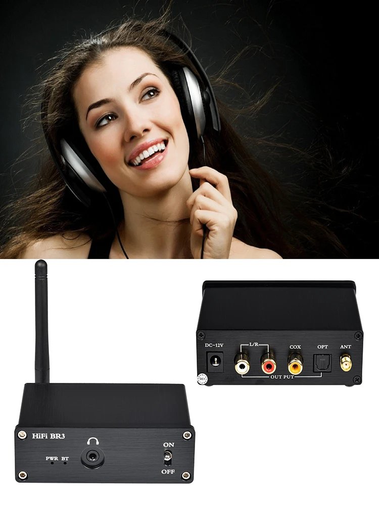 HiFi Lossless Bluetooth Audio Reciever Converter Adapter 5.0 LDAC Aptx HD CSR8675 ES9018K2M Decoding Coaxial Optical RCA 3.5mm HiFi Lossless Bluetooth Audio Reciever Converter Adapter 5.0 LDAC Aptx HD CSR8675 ES9018K2M Decoding Coaxial Optical RCA 3.5mm