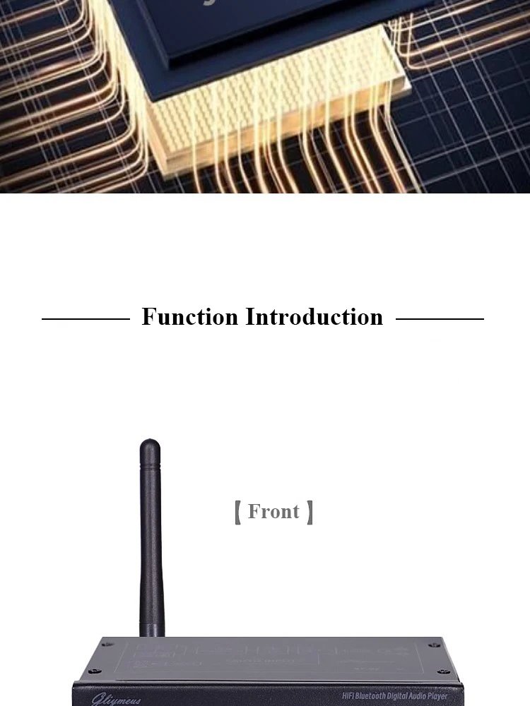 HiFi Lossless Bluetooth Decoder Audio Receiver QCC5125 Dual 9038Q2M DAC 24BIT 96KHz Lossless Decoding External USB Sound Card