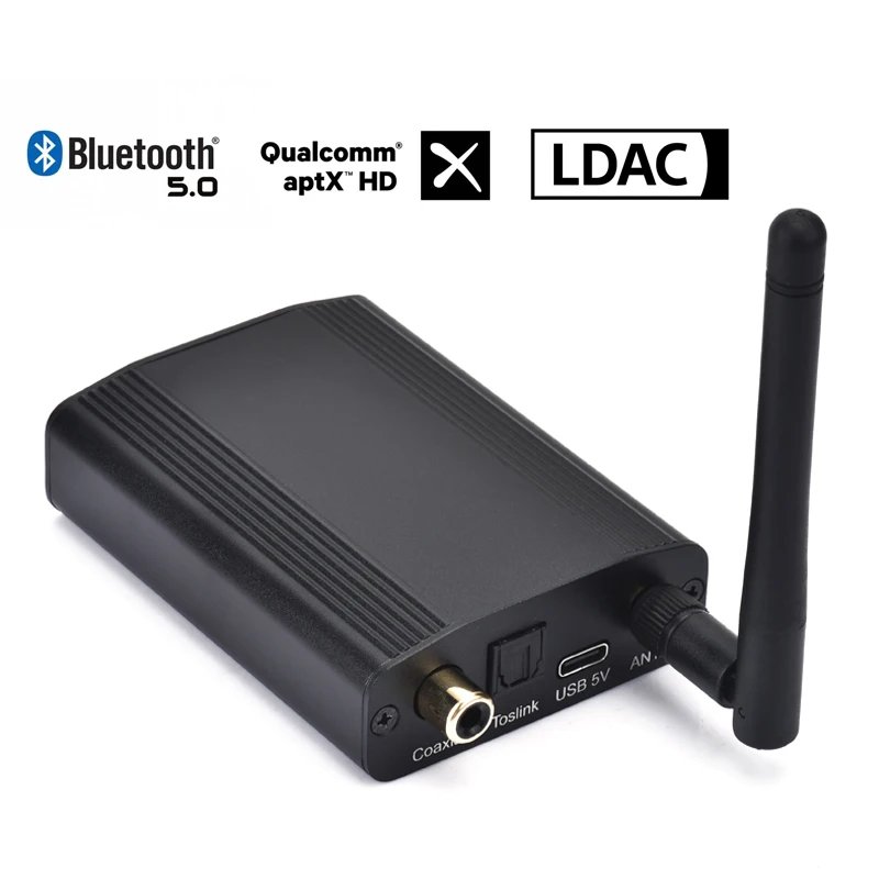 CSR8675 Bluetooth 5.0 24Bit/96K Aptx Aptx-HD LDAC Receiver Digital Audio Hifi Coaxial Optical SPDIF Wireless Adapter CSR8675 Bluetooth 5.0 24Bit/96K Aptx Aptx-HD LDAC Receiver Digital Audio Hifi Coaxial Optical SPDIF Wireless Adapter