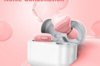 Heart shaped heart in ear Bluetooth earphones with wireless noise reduction, couple earphones as a gift for girls