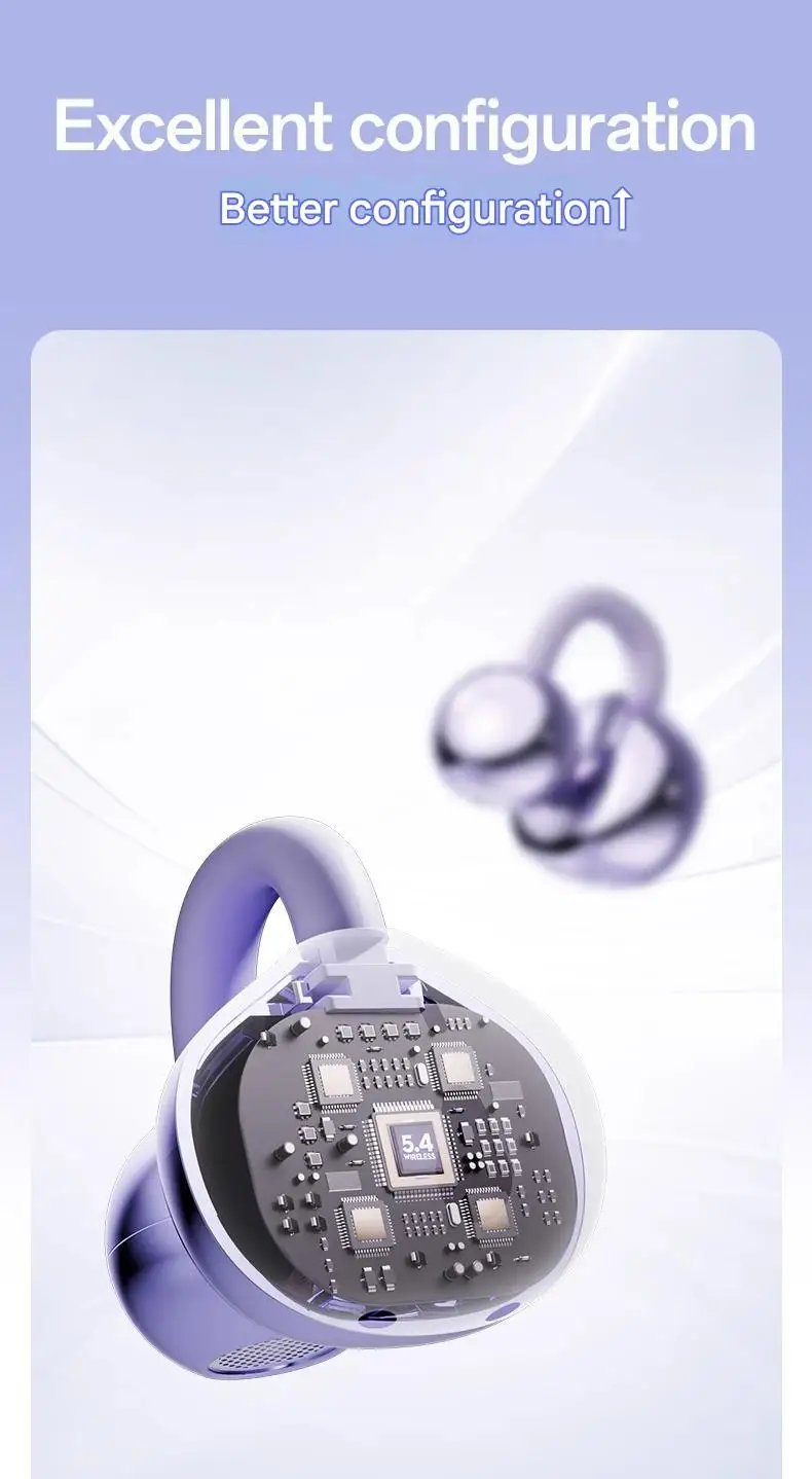 Original Xiaomi Q88 Open Ear Clip Earbuds ENC Wireless Bluetooth5.4 Headphone Noise Cancelling Earphone With Mic For Android iOS