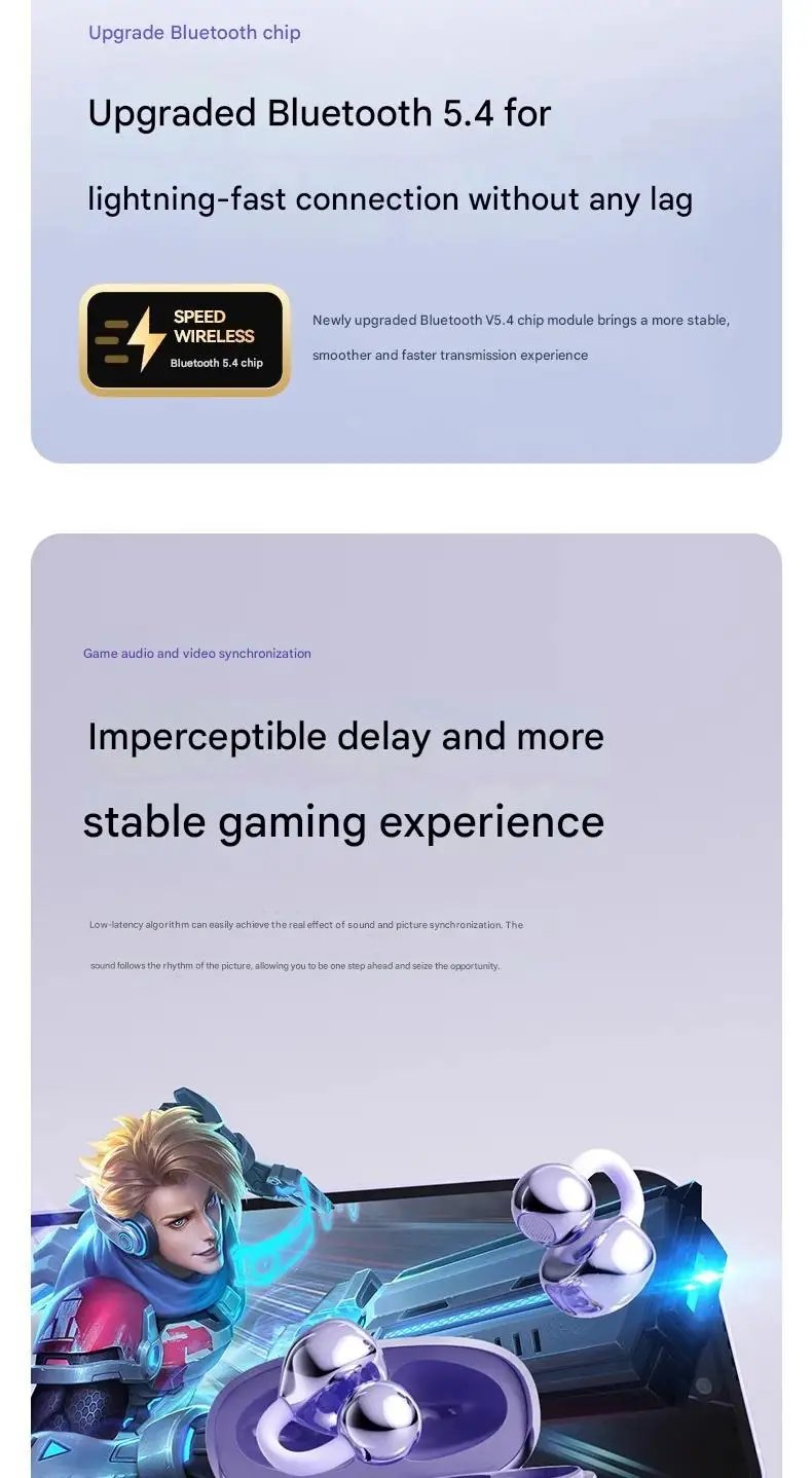 Original Xiaomi Q88 Open Ear Clip Earbuds ENC Wireless Bluetooth5.4 Headphone Noise Cancelling Earphone With Mic For Android iOS