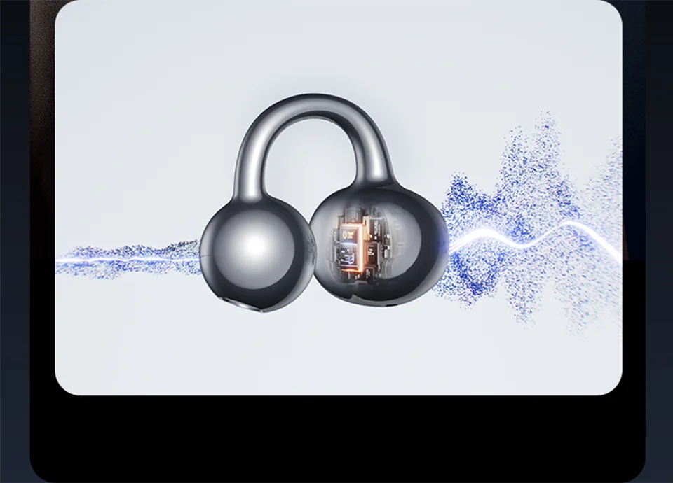 Sanag S8S AI Open Ear Clip on Headphones HiFi Lossless Sound Quality AI Translation Wireless Bluetooth Earphones Panoramic Sound