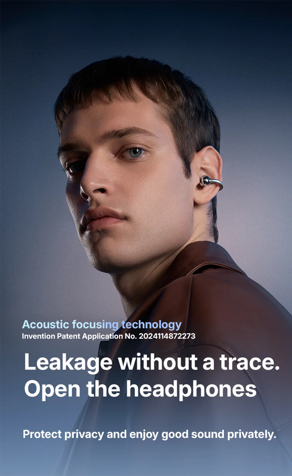 Sanag S8S AI Open Ear Clip on Headphones HiFi Lossless Sound Quality AI Translation Wireless Bluetooth Earphones Panoramic Sound