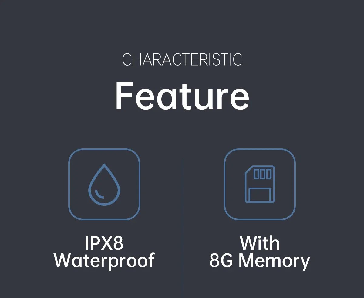 Wireless Earphone for shokz open Sports Bone Conduction Bluetooth IPX8 Waterproof Headphones With 32G RAM Mp3 Music Microphone Wireless Earphone for shokz open Sports Bone Conduction Bluetooth IPX8 Waterproof Headphones With 32G RAM Mp3 Music Microphone