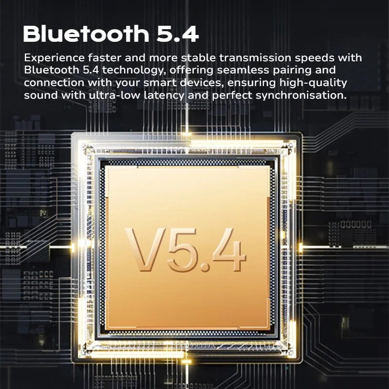 Sansui ANC Bluetooth TWS Earbuds -52dB Active Noise Cancelling Bluetooth 5.4 Headphone Ture Wireless Earphones 6 Mic HD Calls - Image 4