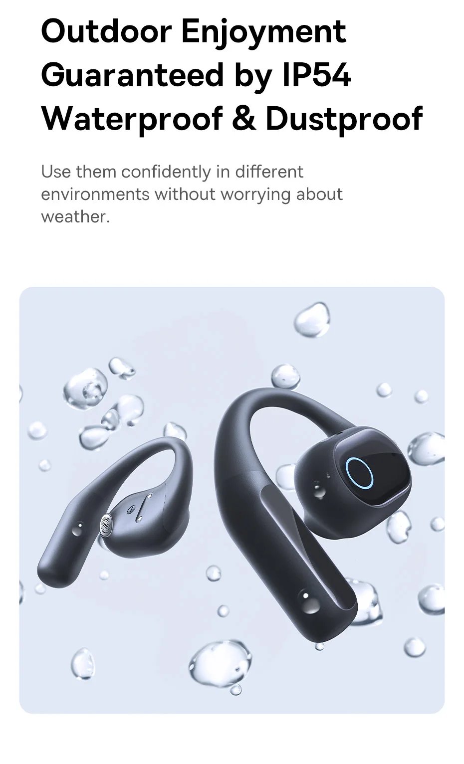 Baseus Eli 10i Fit Open-Ear Earphones Ear Hooks Wireless Bluetooth 5.4 Headphones IP54 Waterproof Air conduction Sports Earbuds Baseus Eli 10i Fit Open-Ear Earphones Ear Hooks Wireless Bluetooth 5.4 Headphones IP54 Waterproof Air conduction Sports Earbuds