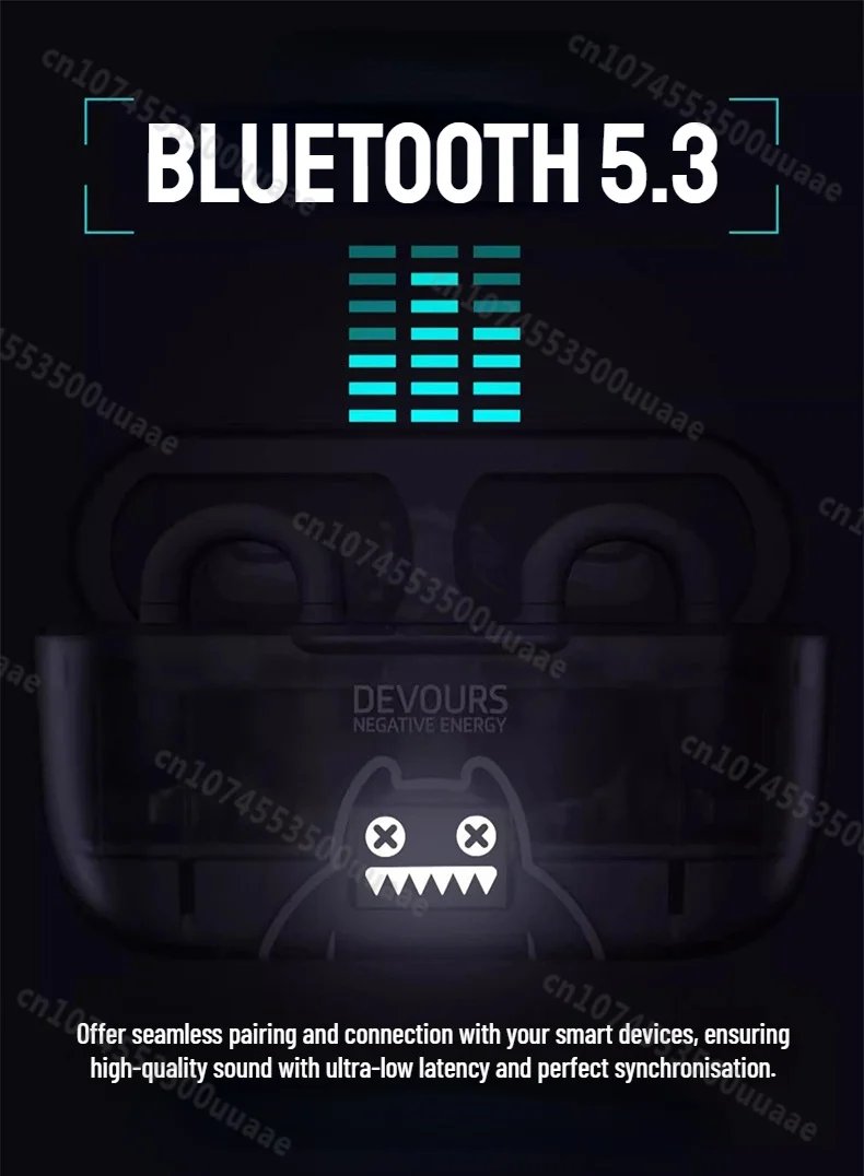 Zombiescat S4 Ear Clip Bluetooth Headphones Transparent Clip On Ear OWS Earphones True Wireless Earbuds for for Sports/Daily Use Zombiescat S4 Ear Clip Bluetooth Headphones Transparent Clip On Ear OWS Earphones True Wireless Earbuds for for Sports/Daily Use