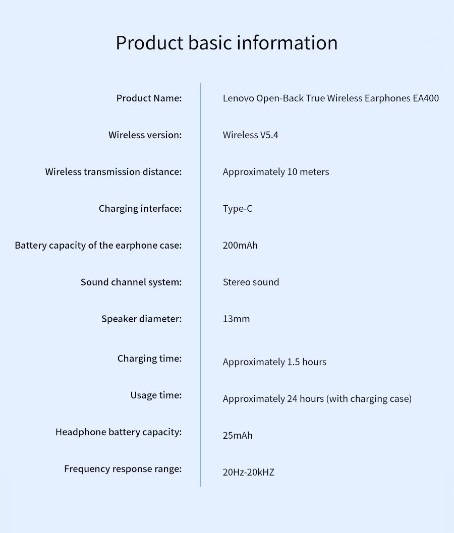 Lenovo 2025 New Ear Clip-On Headphones, Open-Back Headphones, Wireless Bt5.4 Connection, Low Latency, High Sound Quality, Long Battery Life, a Good Choice for Outdoor Sports, Innovative Ergonomic Design, Suitable for Long-Term Wear Lenovo 2025 New Ear Clip-On Headphones, Open-Back Headphones, Wireless Bt5.4 Connection, Low Latency, High Sound Quality, Long Battery Life, a Good Choice for Outdoor Sports, Innovative Ergonomic Design, Suitable for Long-Term Wear