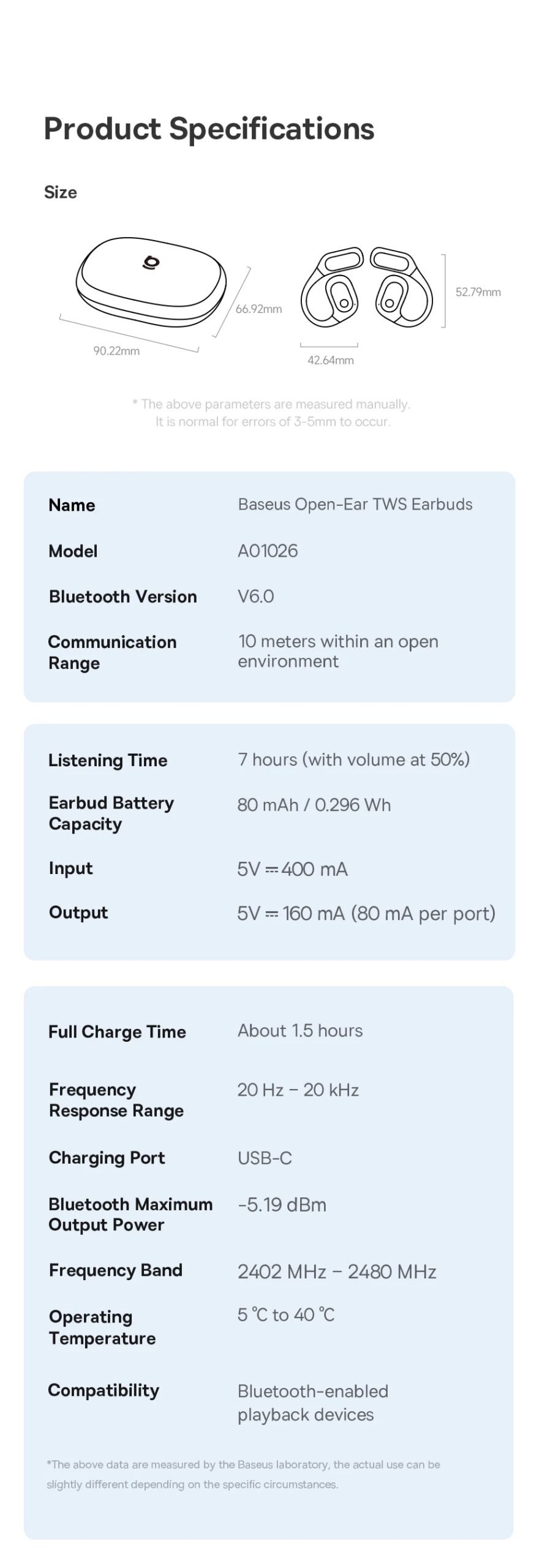 Baseus Eli 2i Fit Open-Ear Earphones True Wireless Bluetooth 6.0 Ear Hooks Headphones IPX5 Waterproof Sports Earbuds Bass Boost Baseus Eli 2i Fit Open-Ear Earphones True Wireless Bluetooth 6.0 Ear Hooks Headphones IPX5 Waterproof Sports Earbuds Bass Boost