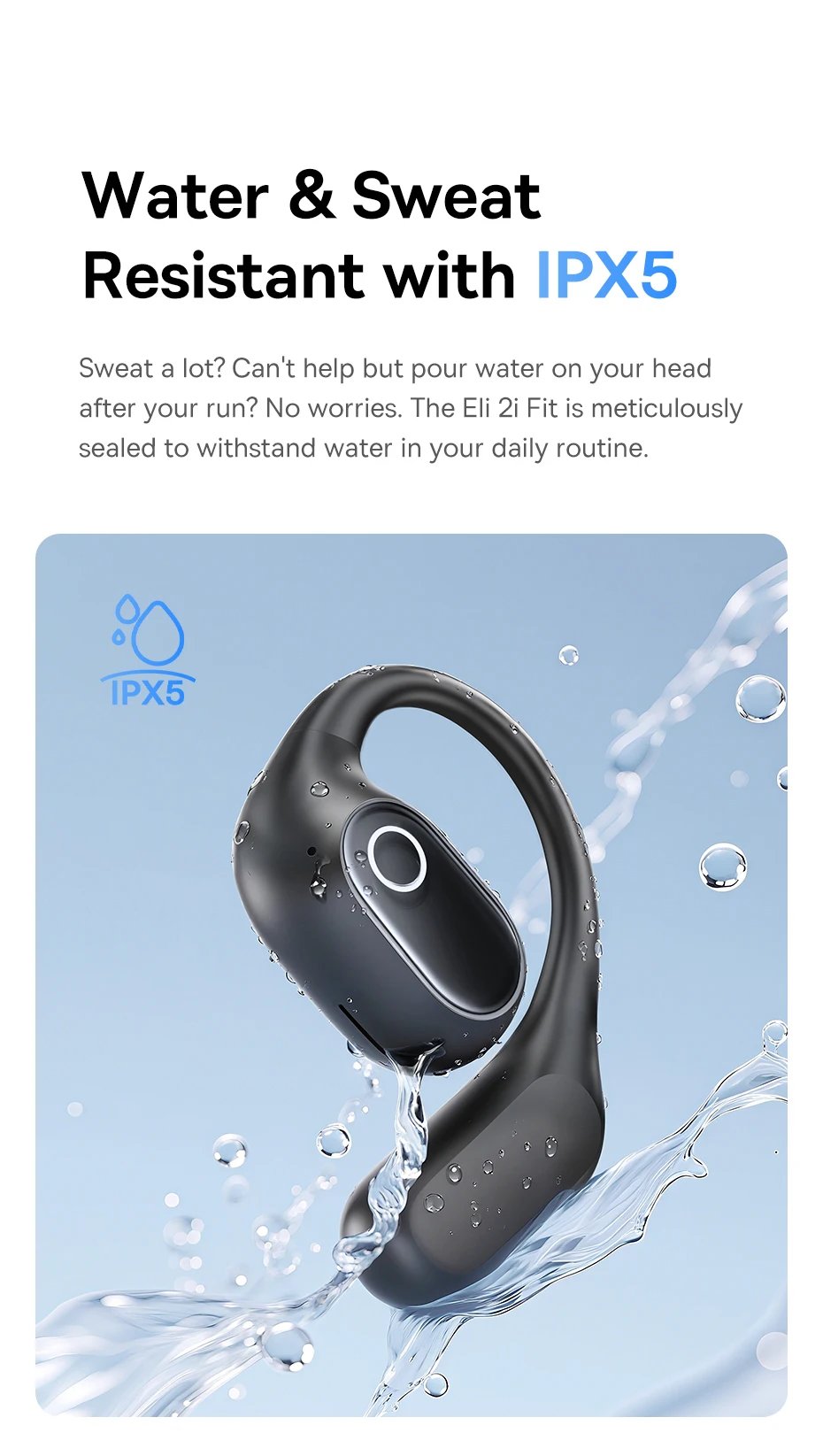 Baseus Eli 2i Fit Open-Ear Earphones True Wireless Bluetooth 6.0 Ear Hooks Headphones IPX5 Waterproof Sports Earbuds Bass Boost Baseus Eli 2i Fit Open-Ear Earphones True Wireless Bluetooth 6.0 Ear Hooks Headphones IPX5 Waterproof Sports Earbuds Bass Boost