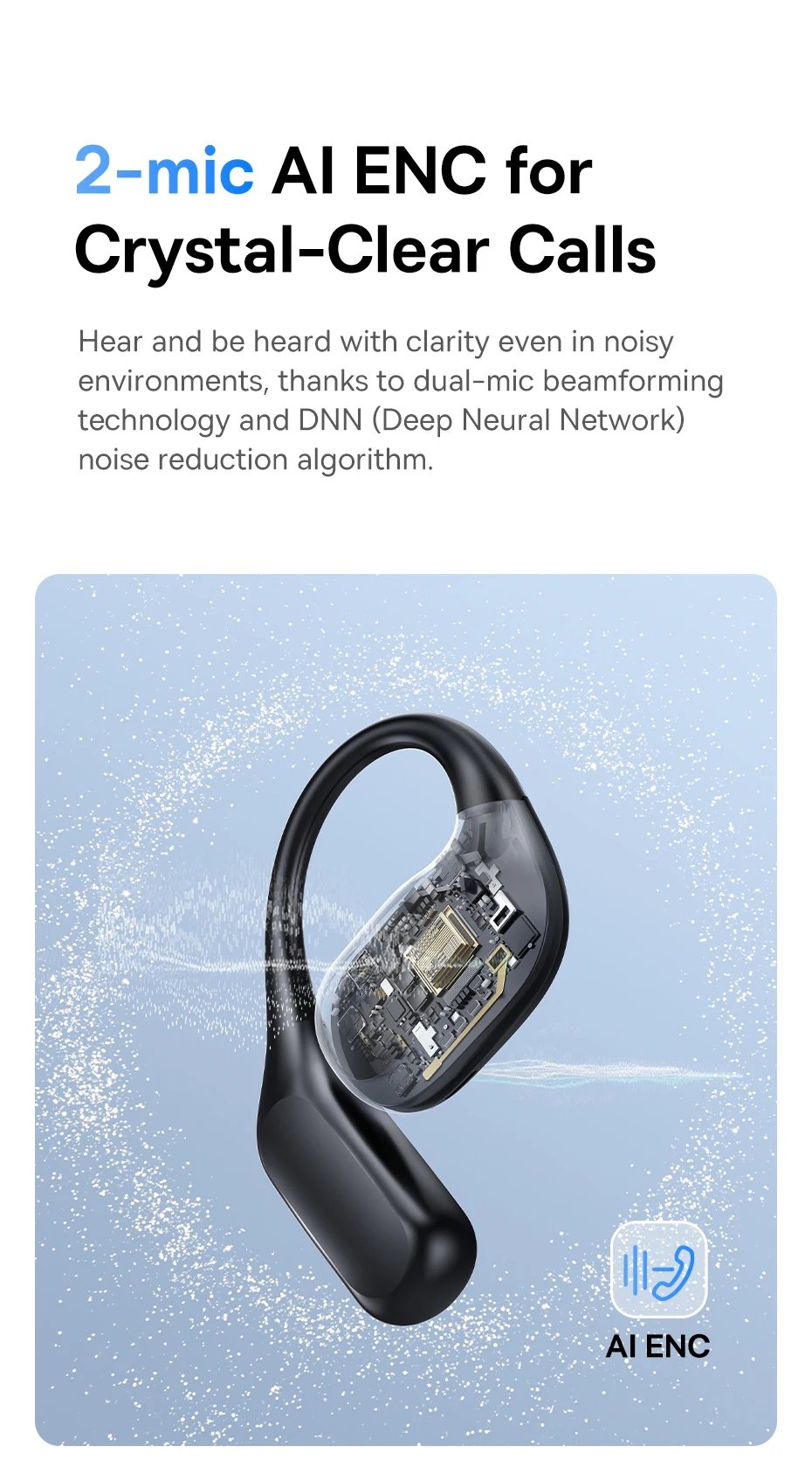 Baseus Eli 2i Fit Open-Ear Earphones True Wireless Bluetooth 6.0 Ear Hooks Headphones IPX5 Waterproof Sports Earbuds Bass Boost Baseus Eli 2i Fit Open-Ear Earphones True Wireless Bluetooth 6.0 Ear Hooks Headphones IPX5 Waterproof Sports Earbuds Bass Boost