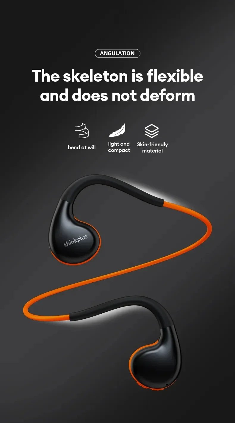 Original Lenovo X7 Air Conduction Headphone Wireless Bluetooth 5.3 Earphones Bone Conduction Sports Headset Outdoor EarHook Mic Original Lenovo X7 Air Conduction Headphone Wireless Bluetooth 5.3 Earphones Bone Conduction Sports Headset Outdoor EarHook Mic