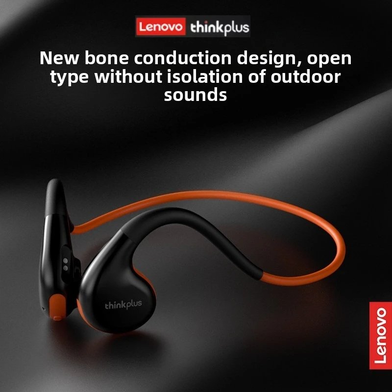 Original Lenovo X7 Air Conduction Headphone Wireless Bluetooth 5.3 Earphones Bone Conduction Sports Headset Outdoor EarHook Mic - Image 3