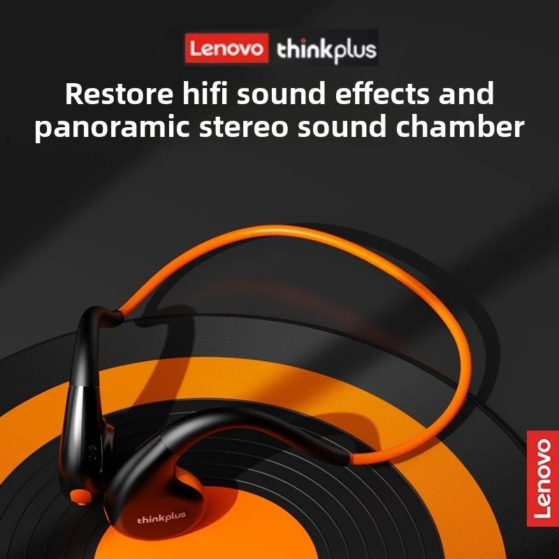 Original Lenovo X7 Air Conduction Headphone Wireless Bluetooth 5.3 Earphones Bone Conduction Sports Headset Outdoor EarHook Mic