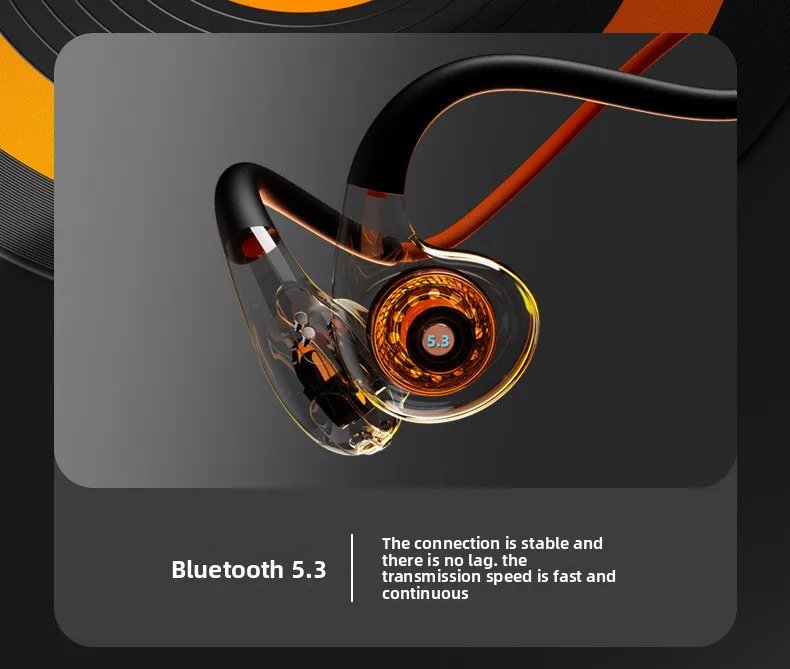 Original Lenovo X7 Air Conduction Headphone Wireless Bluetooth 5.3 Earphones Bone Conduction Sports Headset Outdoor EarHook Mic - Image 6