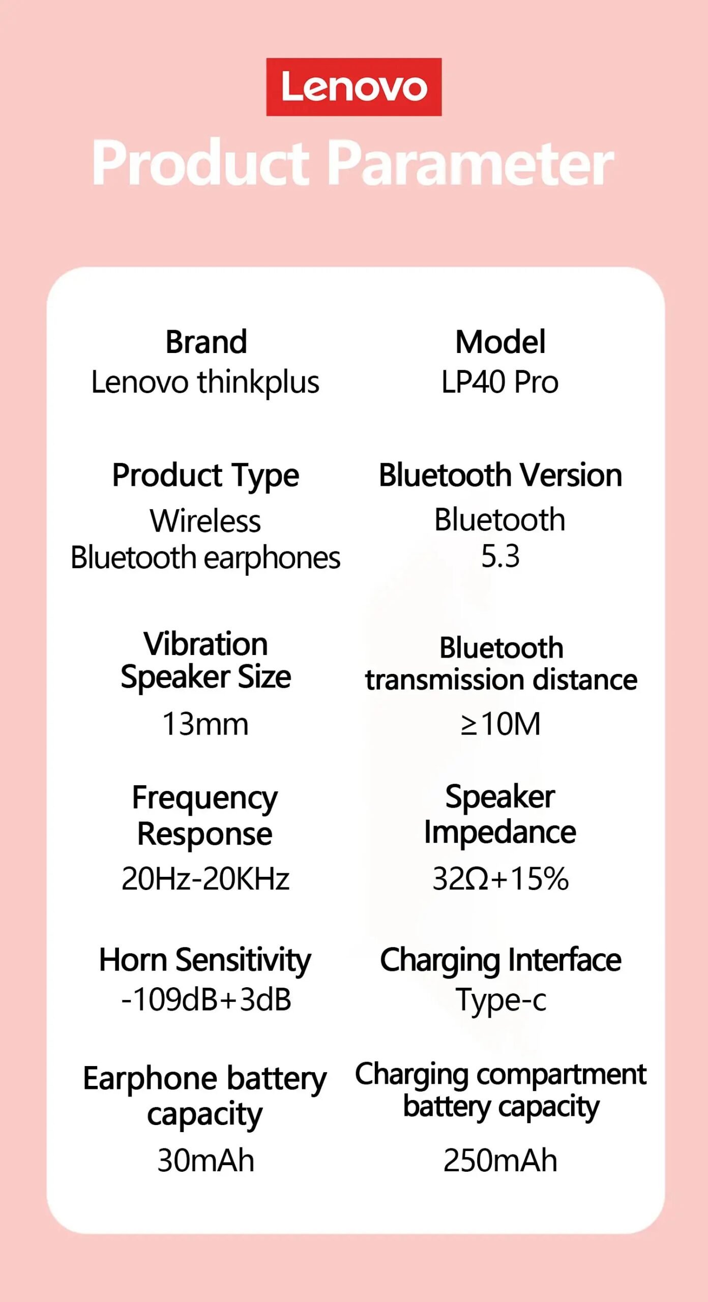 New Lenovo LP40 Pro Bluetooth V5.3 Earphones Punchy Bass Sound Headset Full Compatible Low Latency Game Sports Music Headphones New Lenovo LP40 Pro Bluetooth V5.3 Earphones Punchy Bass Sound Headset Full Compatible Low Latency Game Sports Music Headphones