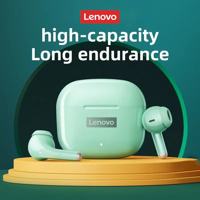 New Lenovo LP40 Pro Bluetooth V5.3 Earphones Punchy Bass Sound Headset Full Compatible Low Latency Game Sports Music Headphones - Image 4
