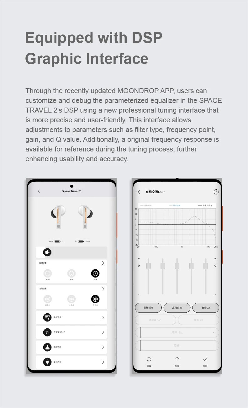 MOONDROP Space Travel 2 earphone HiFi Noise-Canceling TWS wiress Bluetooth 6.0 ANC Low-latency Game Mode SBC/AAC gaming headset MOONDROP Space Travel 2 earphone HiFi Noise-Canceling TWS wiress Bluetooth 6.0 ANC Low-latency Game Mode SBC/AAC gaming headset