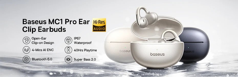 Baseus Eli 10i Fit Open-Ear Earphones Ear Hooks Wireless Bluetooth 5.4 Headphones IP54 Waterproof Air conduction Sports Earbuds Baseus Eli 10i Fit Open-Ear Earphones Ear Hooks Wireless Bluetooth 5.4 Headphones IP54 Waterproof Air conduction Sports Earbuds