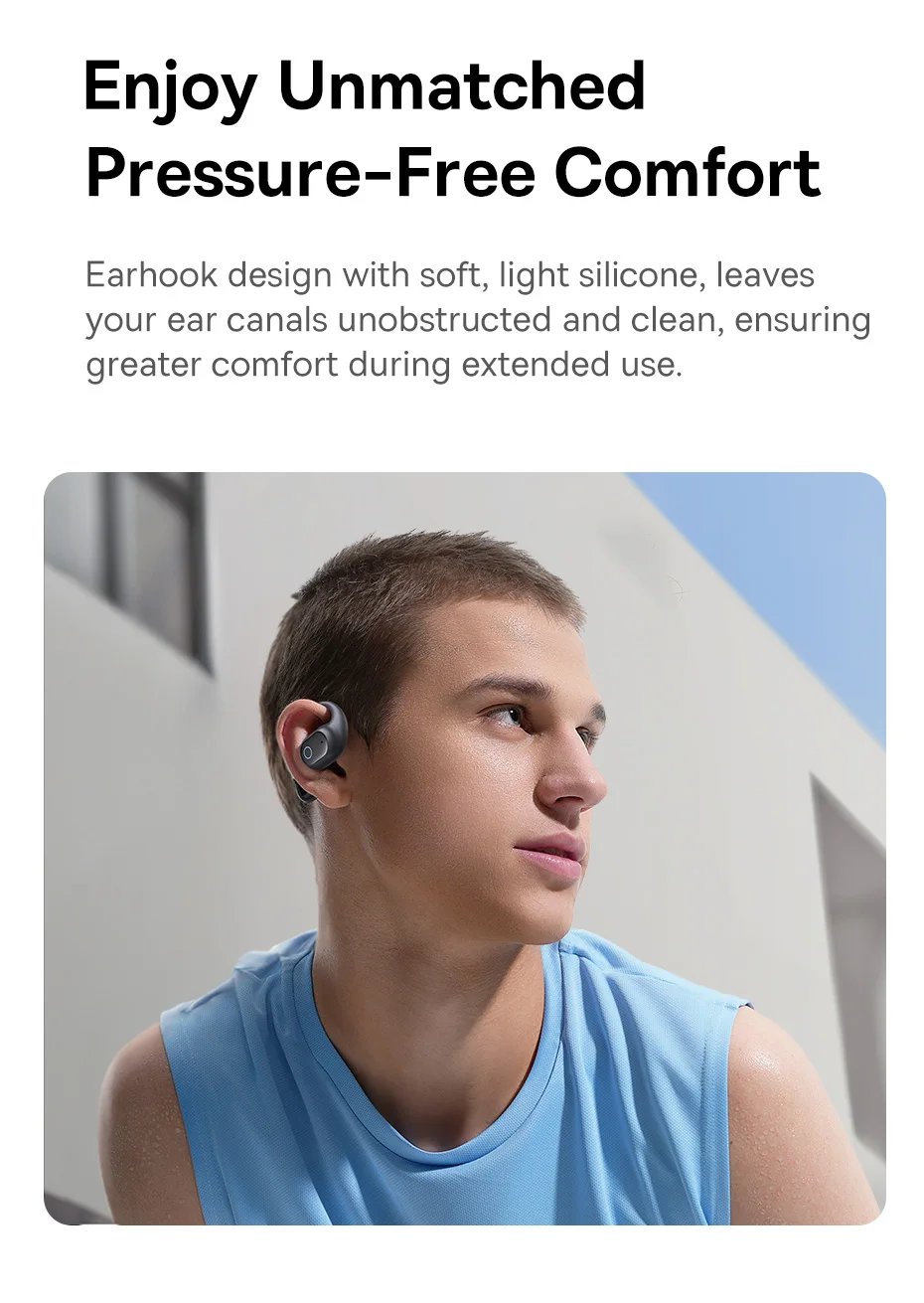 Baseus Eli 10i Fit Open-Ear Earphones Ear Hooks Wireless Bluetooth 5.4 Headphones IP54 Waterproof Air conduction Sports Earbuds Baseus Eli 10i Fit Open-Ear Earphones Ear Hooks Wireless Bluetooth 5.4 Headphones IP54 Waterproof Air conduction Sports Earbuds