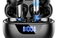 Wireless Headphones,Bluetooth 5.3 Stereo Earphones in Ear with 4 ENC Mic Clear Calls,Noise Cancelling Ear Buds,48H battery life.