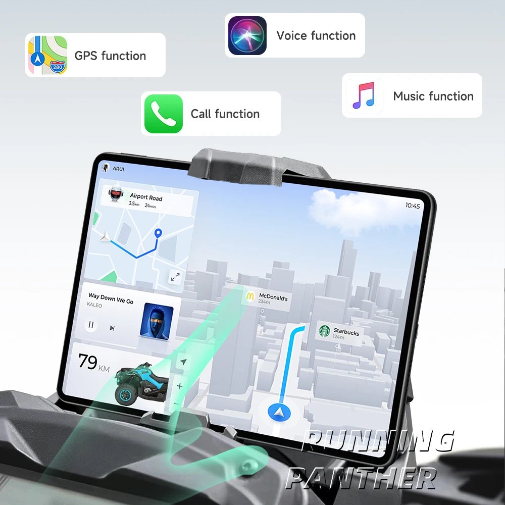 Suitable electronic device holder, phone and tablet GPS holder, storage box For Can Am Outlander 500 650 800 1000 L MAX - Image 4