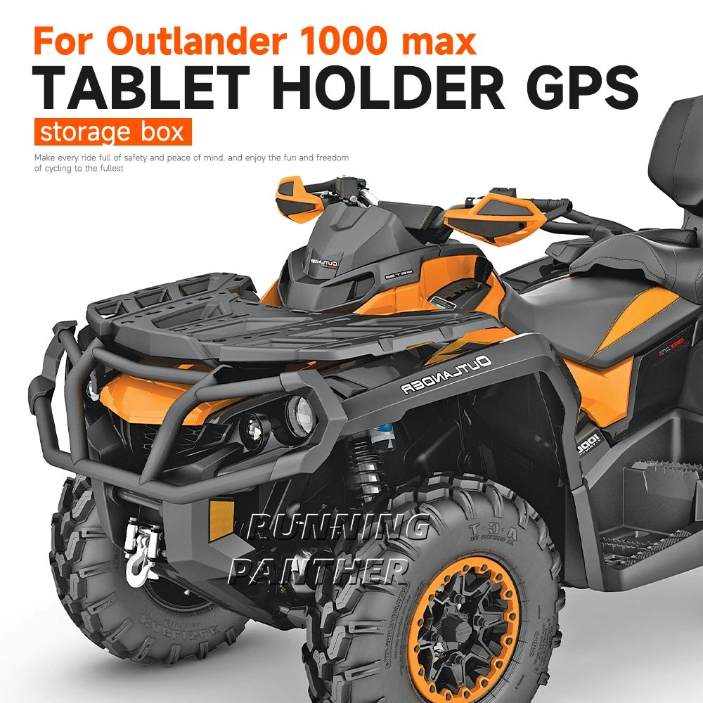 Suitable electronic device holder, phone and tablet GPS holder, storage box For Can Am Outlander 500 650 800 1000 L MAX - Image 2