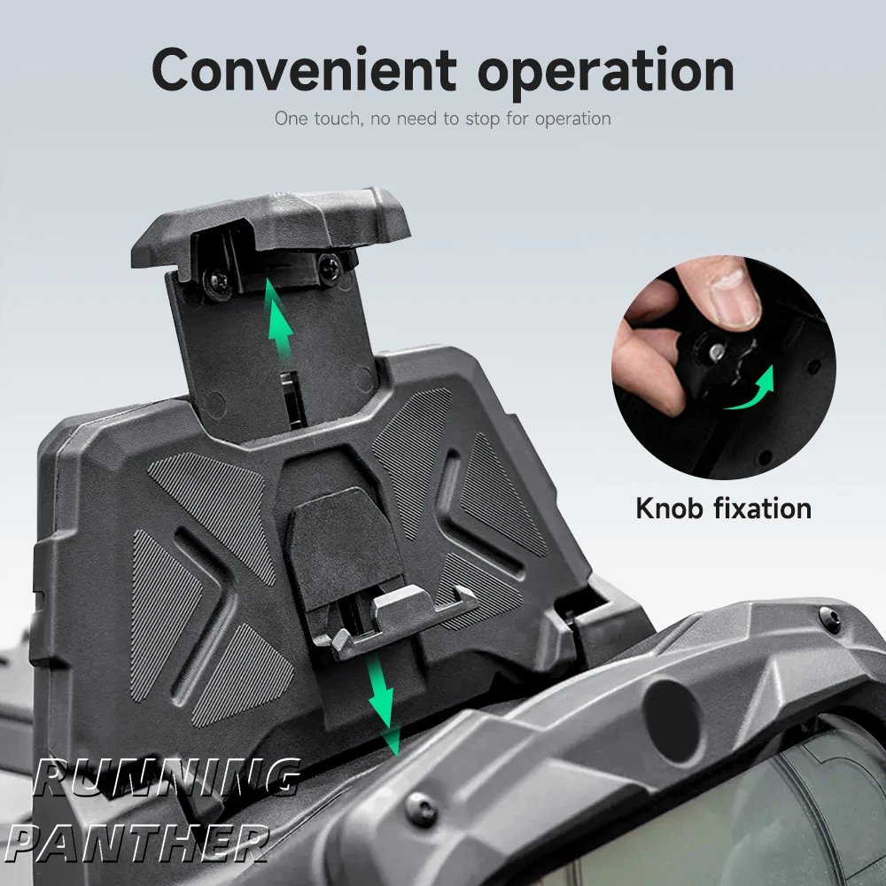 Suitable electronic device holder, phone and tablet GPS holder, storage box For Can Am Outlander 500 650 800 1000 L MAX - Image 6