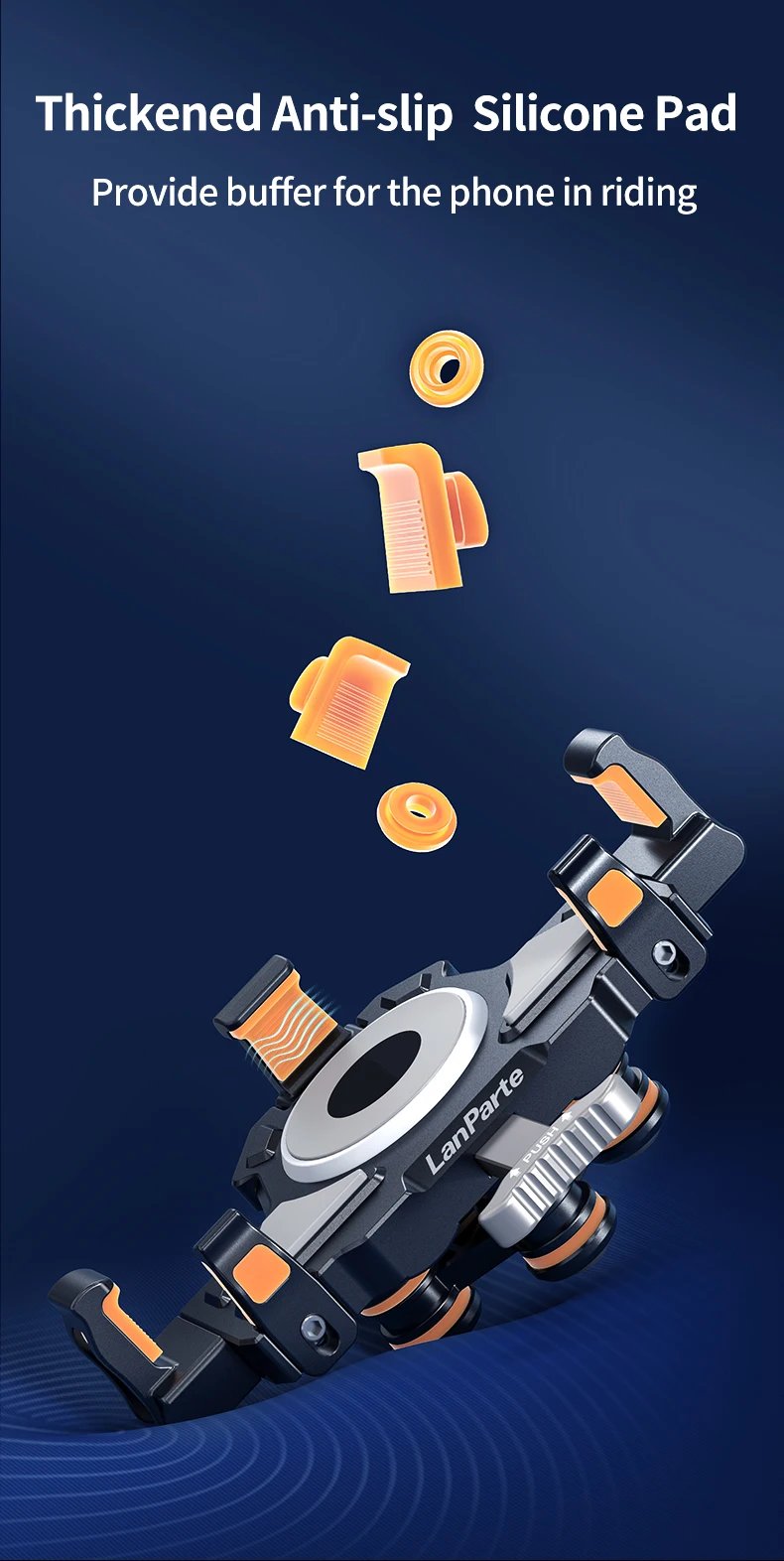 Alloy Motorcycle Phone Holder Universal High Quality Anti-Shake Motorcycle Mobile Stand 360° Adjustable Motos Navigation Bracket Alloy Motorcycle Phone Holder Universal High Quality Anti-Shake Motorcycle Mobile Stand 360° Adjustable Motos Navigation Bracket