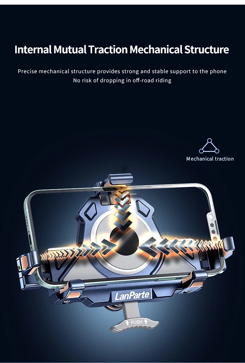 Alloy Motorcycle Phone Holder Universal High Quality Anti-Shake Motorcycle Mobile Stand 360° Adjustable Motos Navigation Bracket Alloy Motorcycle Phone Holder Universal High Quality Anti-Shake Motorcycle Mobile Stand 360° Adjustable Motos Navigation Bracket