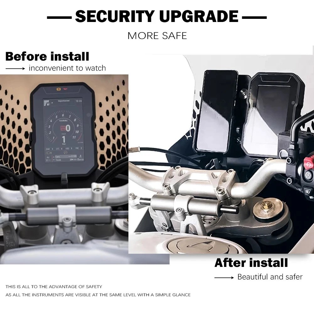 For Ducati Desert X Multifunctional Monitor Anti-shake Bracket GPS Stabiliser DesertX Accessories Mobile Phone Navigation Holder