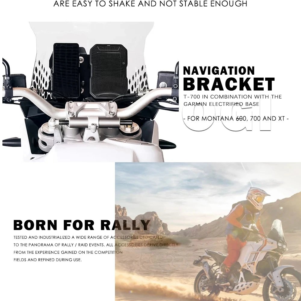 For Ducati Desert X Multifunctional Monitor Anti-shake Bracket GPS Stabiliser DesertX Accessories Mobile Phone Navigation Holder