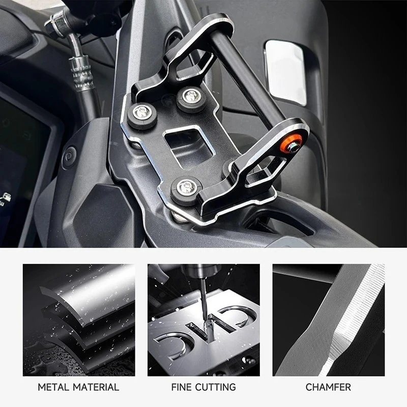 FOR YAMAHA T-MAX 560 TMAX560 T-max 560 2022-2025 Navigation Bracket NEW Motorcycle Navigator Phone Holder GPS Navigation Holder
