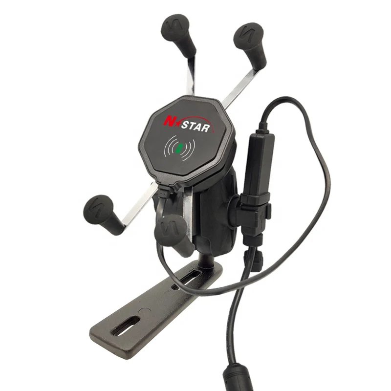 Car Phone Holder Wireless Charger Waterproof Wireless Charging Bike Cellphone Stand Motorcycle Phone Holder X Grip Mount for Ram - Image 2