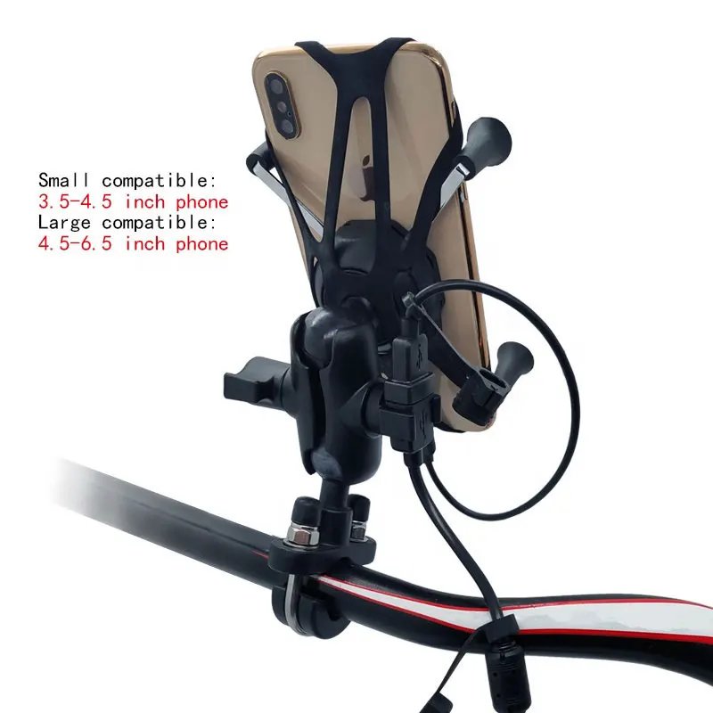 Car Phone Holder Wireless Charger Waterproof Wireless Charging Bike Cellphone Stand Motorcycle Phone Holder X Grip Mount for Ram - Image 3