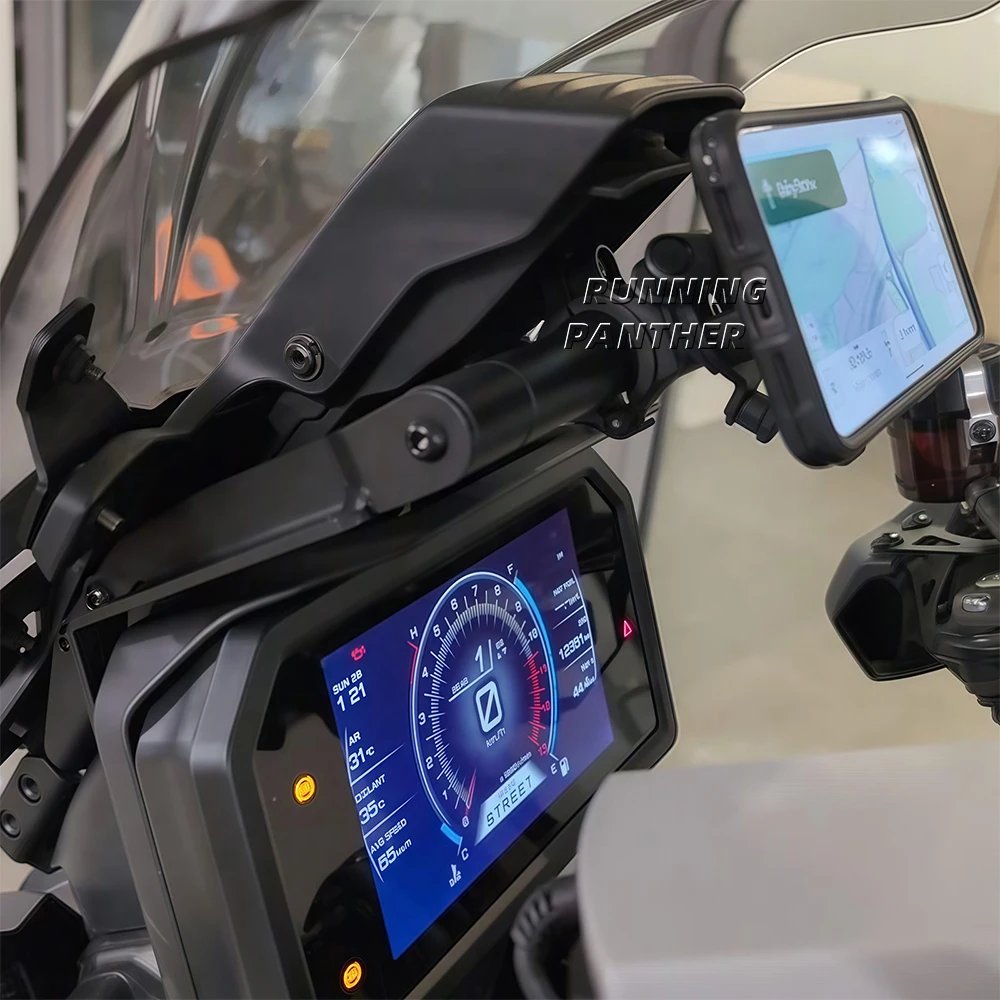 New Motorcycle Driving Recorder GPS Phone Navigation Bracket Holder Mount For Yamaha Tracer 9 GT Tracer 9GT+ 9GT Plus 2023-2024 New Motorcycle Driving Recorder GPS Phone Navigation Bracket Holder Mount For Yamaha Tracer 9 GT Tracer 9GT+ 9GT Plus 2023-2024