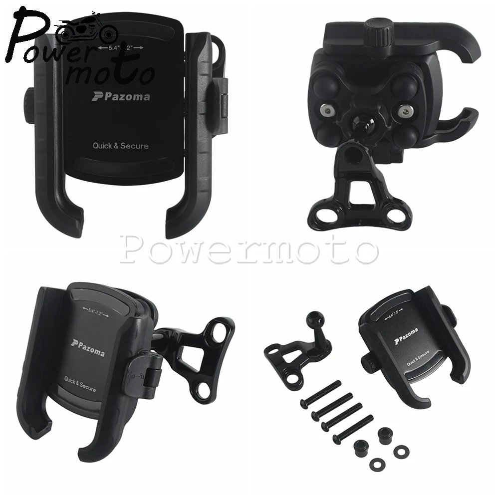Fit 5.4-7.2-inch Phone Motorbike Phone Holder Stand Bracket Mount For Harley Touring FLHTP Road King FLHR FLTRX FLTRU FLHX FLHTK - Image 2