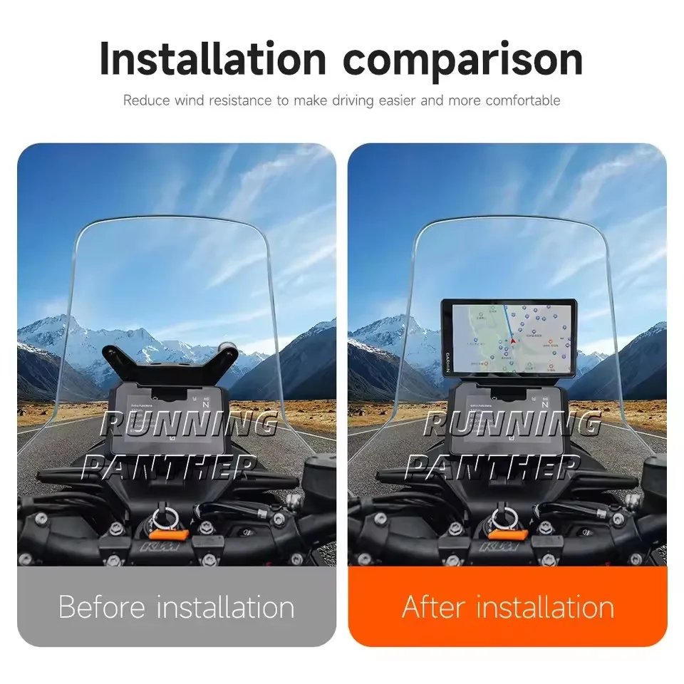 New For 790ADV 890ADV 790 890 Adventure Motorcycle Driving Recorder GPS Phone Navigation Bracket Holder Mount Stand 2023 2024