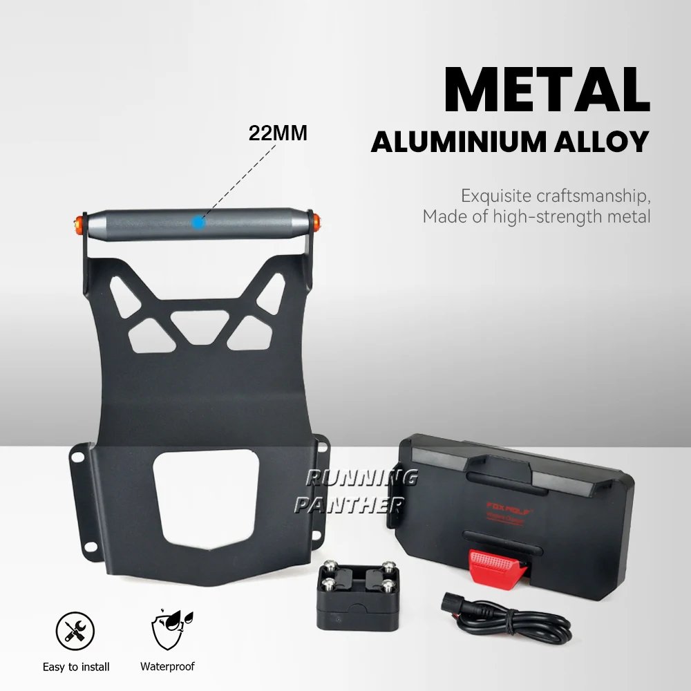 New Motorcycle Accessories Stand Holder Phone Mobile Phone GPS Navigation Plate Bracket For CFMOTO 800MT 800mt 800 MT 2023 - Image 3