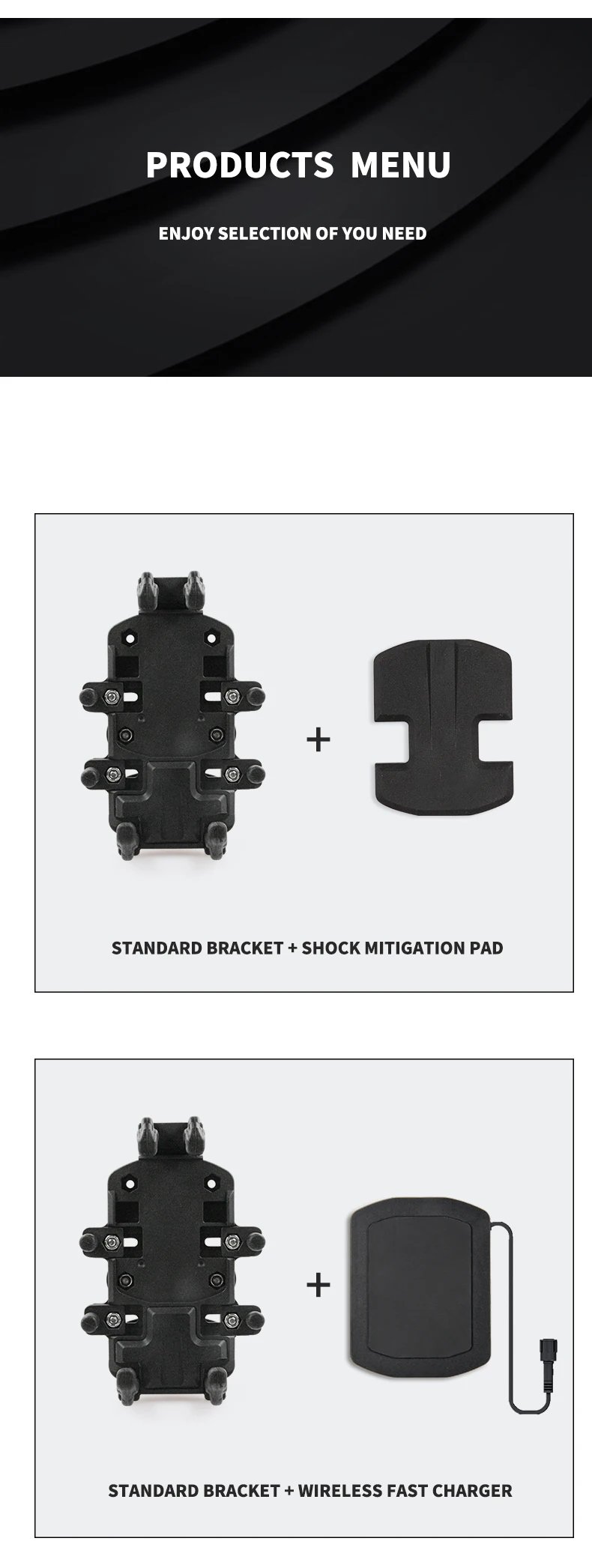 Universal Phone Holder Motorcycle Portable Armor Phone Mount Moto Mobile Stand Car Bike Cellphone Holder with 9cm Double Socket