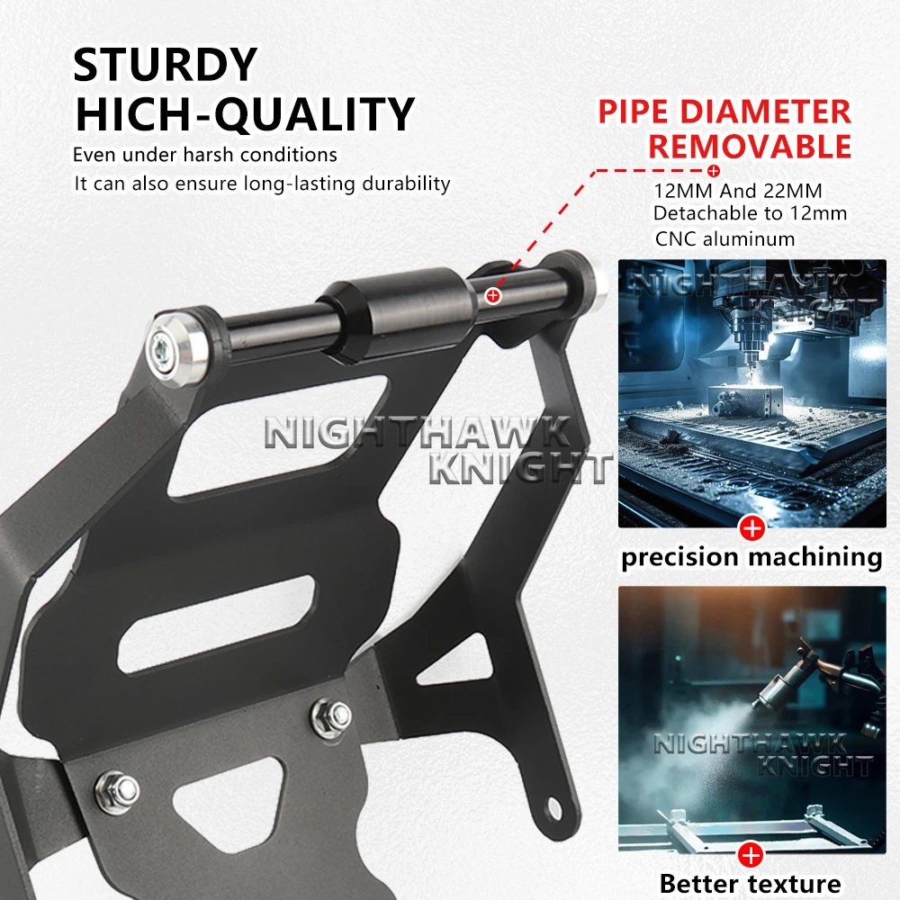 For Honda XADV750 X-ADV 750 2021-2025 24 Motorcycle Accessories Mobile Phone Holder Stand GPS Navigation Plate Bracket 12MM/22MM For Honda XADV750 X-ADV 750 2021-2025 24 Motorcycle Accessories Mobile Phone Holder Stand GPS Navigation Plate Bracket 12MM/22MM