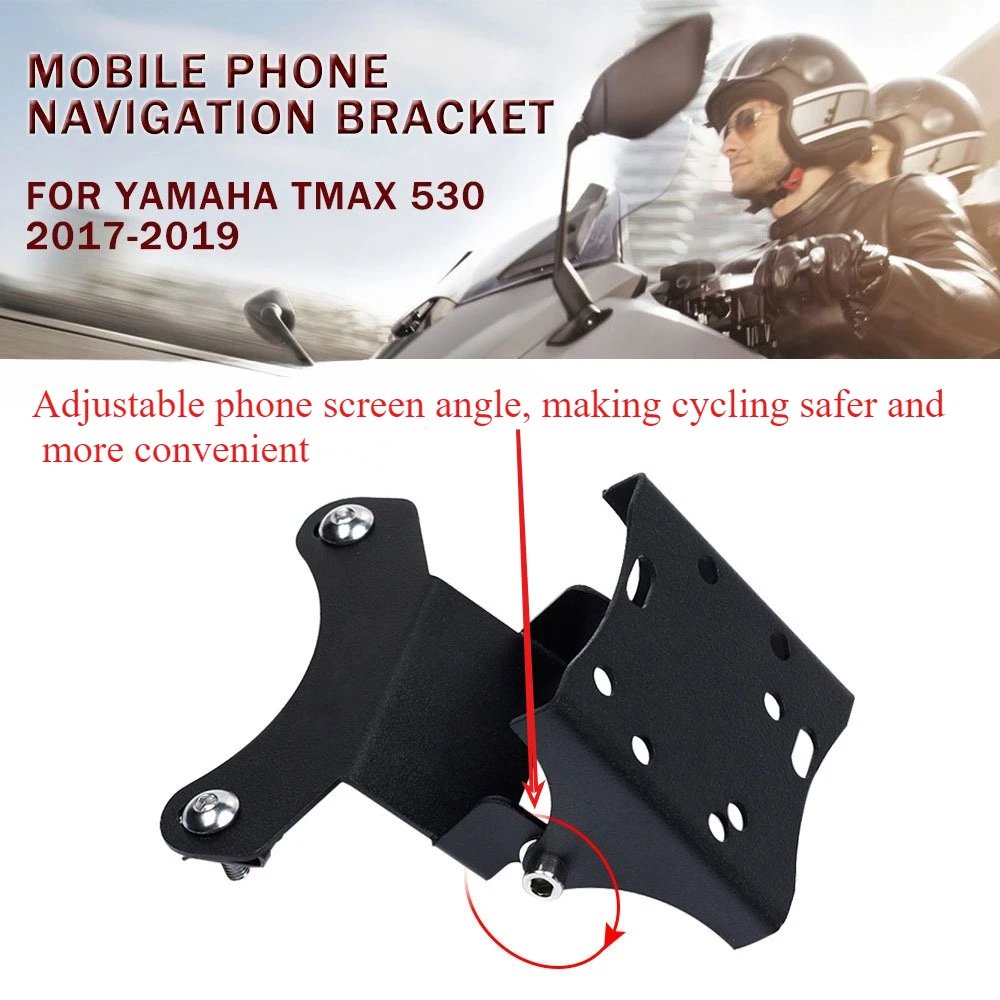 Motorcycle navigation stand, mobile phone stand, navigation stand, mobile phone holder for Yamaha TMAX530 T-MAX 2017 2018 2019