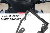 For ZONTES 368D 368 D 2024 Motorcycle 22MM GPS Phone Mount USB Charging Navigation Bracket Phone Holder Stand Shockproof
