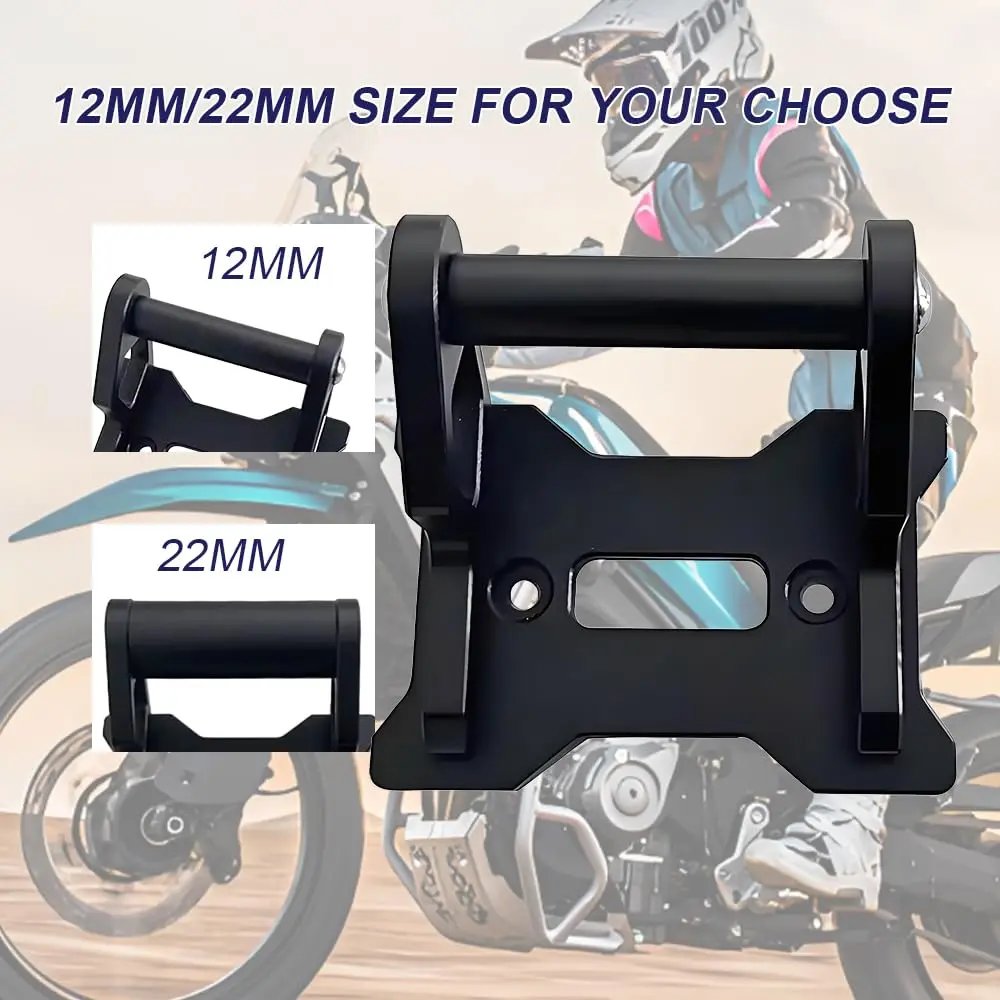 RoadMotorcycle Mobile Phone Holder GPS Navigation Bracket CNC aluminum Extension BracketFor CFMOTO 450MT 450 MT 2024 2025 450-MT - Image 3