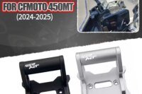 RoadMotorcycle Mobile Phone Holder GPS Navigation Bracket CNC aluminum Extension BracketFor CFMOTO 450MT 450 MT 2024 2025 450-MT
