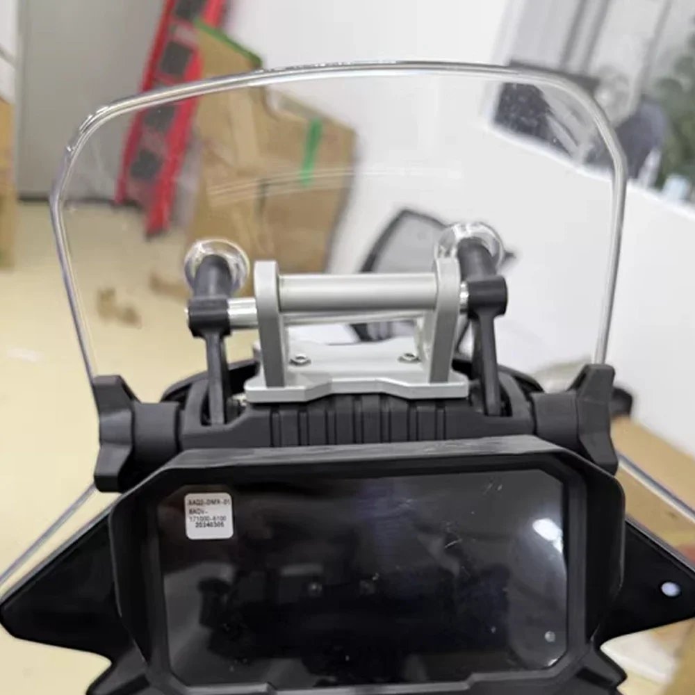 Fit For CFMOTO 450MT CF 450 MT450 2025 Motorcycle Accessories CNC Aluminum GPS Phone Holder Stand Navigation Extension Bracket - Image 2