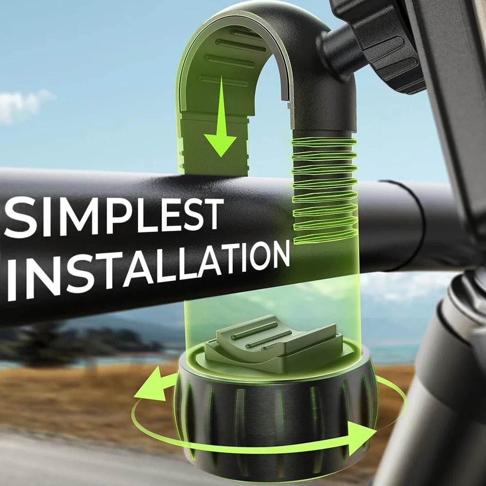 Bicycle E Scooter Mobile Phone Holder Handlebar[Quick Installation] Universal Mobile Phone Holder Bicycle Handlebar for iPhone