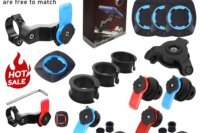 Motorcycle Handlebar Phone Holder 360°Rotatable Bicycle Bracket Security Navigation Support Mount Moto Anti-Shock Phone Brackets