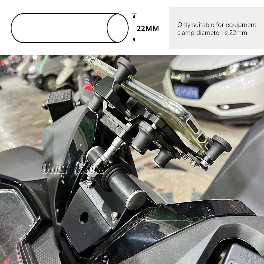 For Honda Forza 350 Forza350 NSS NSS350 2021 2022 2023 2024 New Motorcycle Phone Stand Holder GPS Navigation Plate Bracket For Honda Forza 350 Forza350 NSS NSS350 2021 2022 2023 2024 New Motorcycle Phone Stand Holder GPS Navigation Plate Bracket